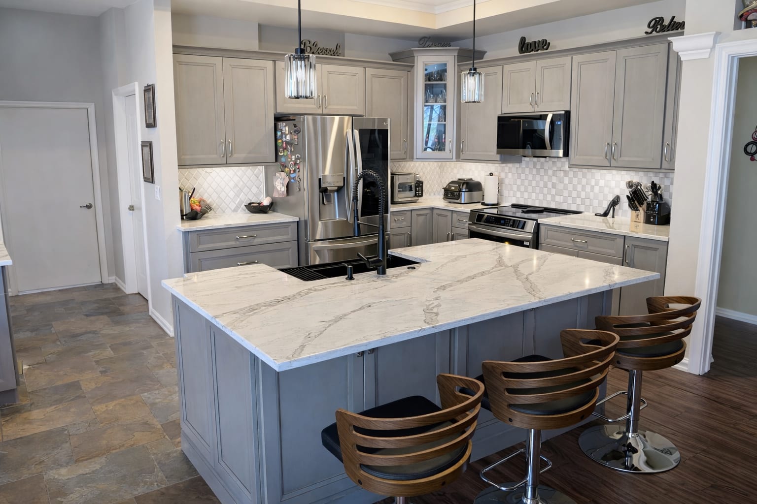 Custom kitchen cabinets