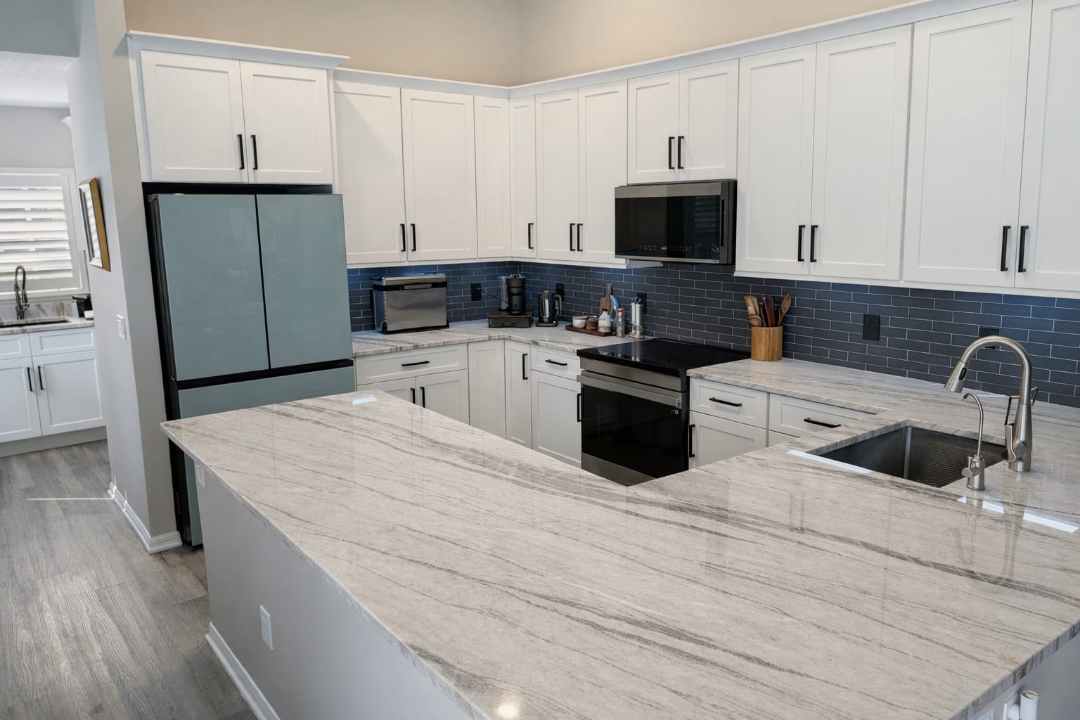 Cabinet remodeling project
